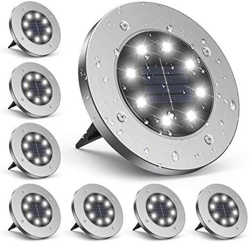 Solar Tuin Grondspot Verlichting Led Tuin Verlichting Buiten Outdoor *8x Led* Kopen | Overige