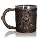 Norse Mythologie Alfather Odin Thor Wikingergott Kaffeetasse Trinkbecher mit Edelstahl-Innenfutter, Wikinger-Norse-Gott, Sammlerstück, Tasse für Männer und Vatertag, Geschenk, 400 ml (Odin)