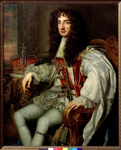 Affiches Le roi Charles II toile anti reflet deco chambre