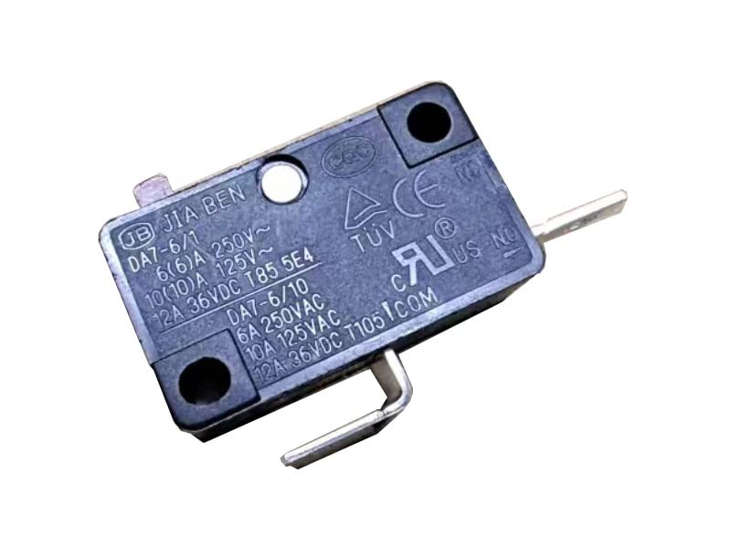 1pc Left Turn Electric Chain Saw Micro Switch DA7-6/1 DA7-6/10 2-Pin Micro Switch (No Handle) 6A 250V 10A 125V 12A 36V