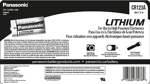 Pilas Panasonic CR123A de litio 3V, pack 12 unidades miniatura 2