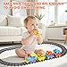 Train Set for Toddlers w/Steam, Music & Lights - Electric Train Toy for Kids with Tracks Accessories, Includes 3 Animals Car : Lion Gorilla and Elephant, Best Gifts for 3 4 5 6 7+ Years Old Boys Girls