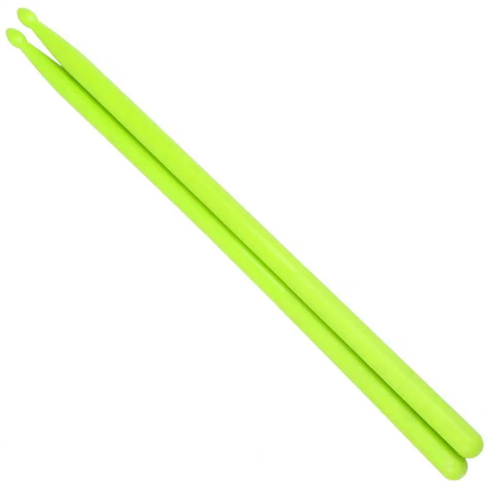 1 Para Pałeczek Do Perkusji Z Nylonu 5A. Pałki Do Perkusji Z Trwałego Materiału Dla Początkujących I Profesjonalnych Perkusistów Zestaw pałeczek Perkusyjnych (Color : Green)