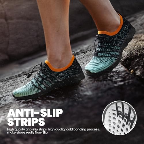 Image of SEEKWAY Mens Womens Water Shoes Quick Dry Aqua Shoes Barefoot for Beach Surf Hiking Pool Water Sports