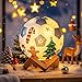 Paint Your Own Soccer Ball Lamp Kit, Soccer Gifts 3D Night Light, Art Supplies Creativity Arts and Crafts for Kids Ages 8-12, Birthday Christmas Gifts for Boys Girls Ages 3 4 5 6 7 8 9 10 11 12+