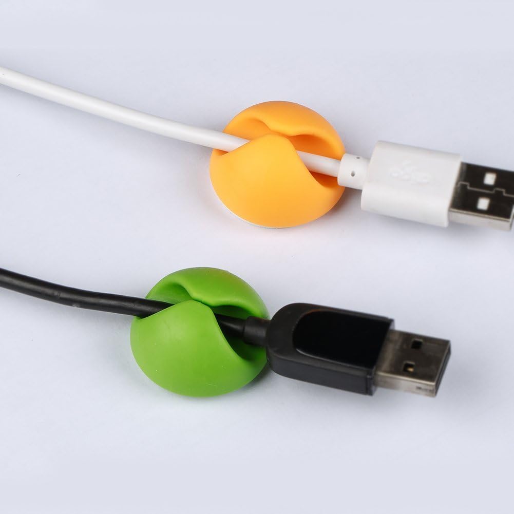 Best Shintop Cable Clips, Desk Cable Drop, Desk Wire Clips for All Your Computer, Electrical, Charging or Mouse Cord (Colorful,6pcs) Discount 80% Shintop Cable Clips, Desk Cable Drop, Desk Wire Clips for All Your Computer, Electrical, Charging or Mouse Cord (Colorful,6pcs)