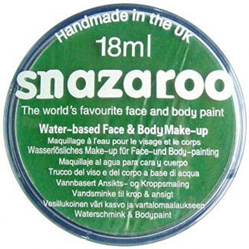 Price comparison product image Snazaroo Face Paint 18ml Bright Green (444)