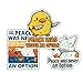 (3 Pcs) Peace was Never an Option Holographic Sticker, Silly Goose Sticker, Strong Goose Knife Chick Holographic Decals Waterproof Vinyl Sticker for Laptop, Water Bottle, Car, Hard Hat 3 Inches