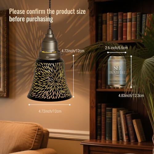 Image of 4 Pack Laser Cut Ceiling Fan Covers, Black & Gold Chrysan Iron LampShades | Size: 2.16 inch Top x 4.72 inch Bottom x 4.72 inchH. UNO fitter metal lamp shades for ceiling fan lights, wall sconces and chandeliers.