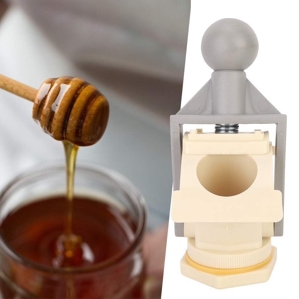 Valve à Miel, vanne à Miel avec poignée à Bille Ergonomique, Robinet à Miel en Plastique réutilisable, Outil d'embouteillage pour l'apiculture