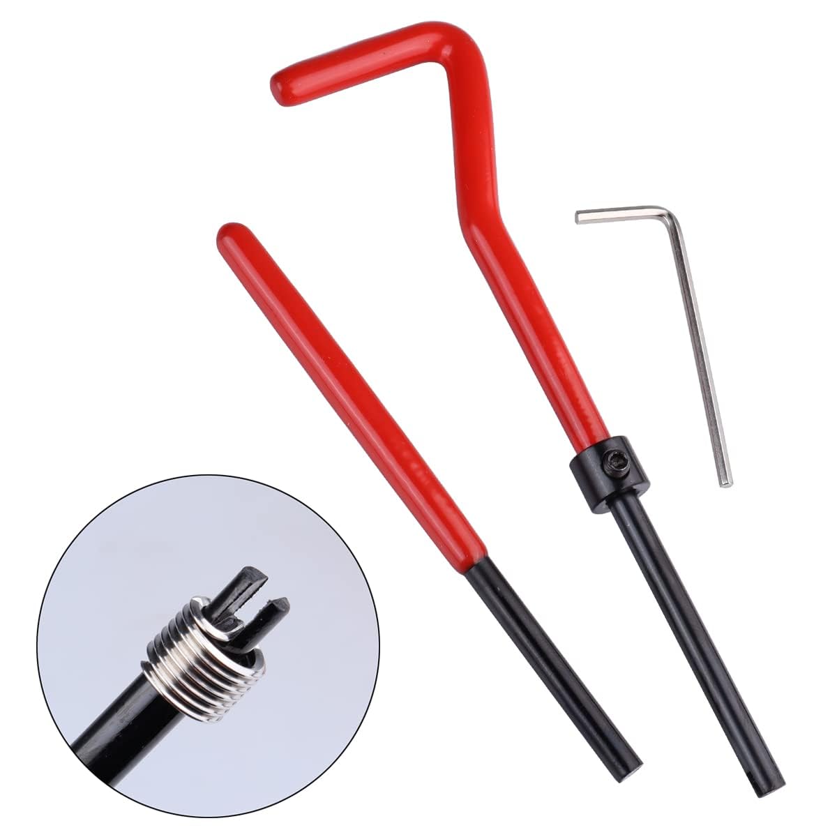 Thread Insert Removal Kit Rethreading Tool Kit METRIC THREAD REPAIR WIRE INSERT KIT TAP SET ...