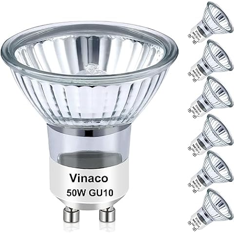 Vinaco GU10 Halogen Bulb 6 Pack Cover