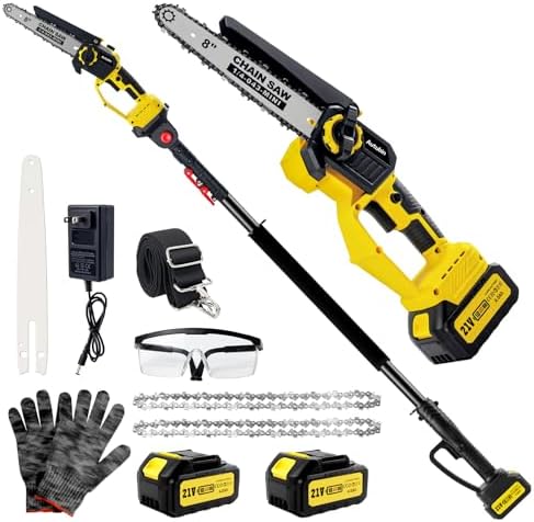 Autubin 2-in-1 Cordless Pole Saw