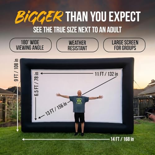 Portable Inflatable Movie Screen Outdoor
