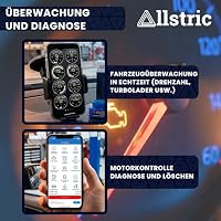 Allstric® OBD2 Diagnosegerät. ELM327 Auto Diagnosegerät mit OBD2 Bluetooth Adapter. OBD-II Diagnosewerkzeuge & Auslesegerät für OBD2-Fahrzeuge ab 1996 | Nicht für Elektro/Hybrid/LKW – Ansicht 4
