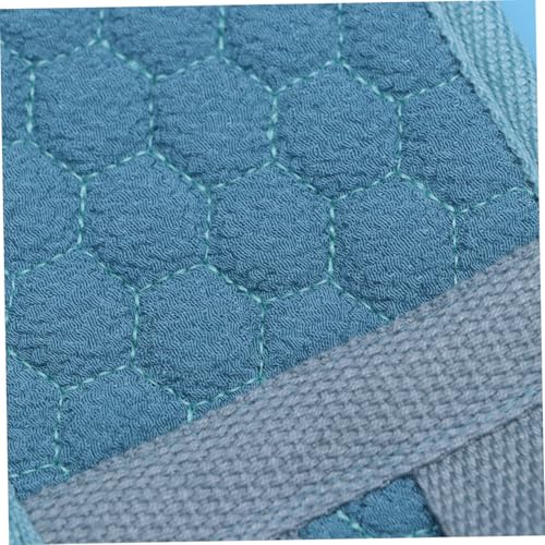 Serviette de bain exfoliante corps bleu serviettes gommage doux