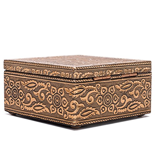 Cottage Garden XCS5S Friend Loves At All Times Small Stamped Metal Copper Finish Jewelry Keepsake Decorative Box thumb #5