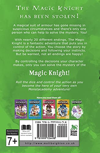 The Magic Knight: You're The Monster! - A (Dyslexia Adapted) Monstacademy Mystery (Monstacademy Dyslexia Adapted) - Image 2