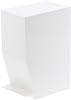 YAMAZAKI Trash Can, plastic, White, 19 x 12 x 27.5 cm