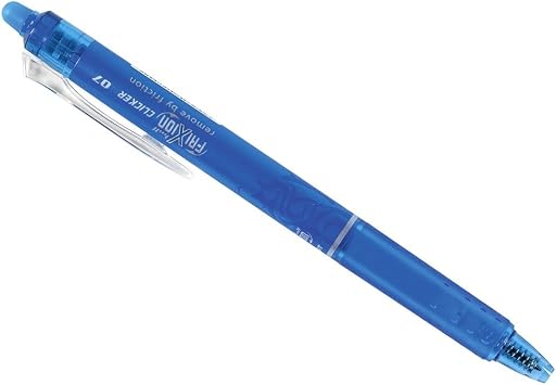 Pilot Pen Frixion 0.7mm Clicker - Turquoise Light Blue