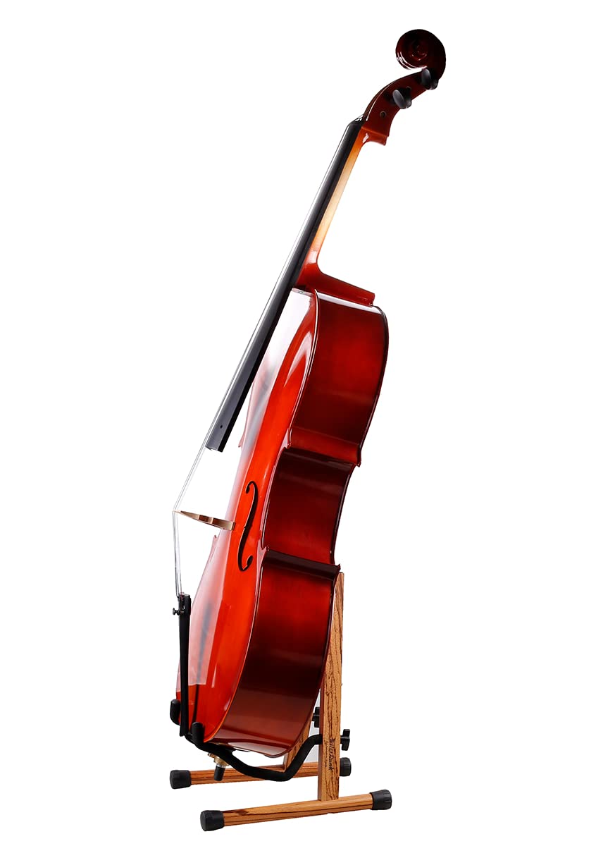 Supporto Per Chitarra Acustica e Elettrica in Legno, Pieghevole per Violoncello e Chitarra Classica