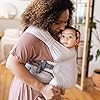 Boba Bliss Pre-Wrapped Baby Carrier with Buckle - Newborn to 7-35 lbs Light, Breathable & Easy to Adjust Hybrid Infant Sling & Toddler Carrier - Certified Hip-Healthy for 0-18 Months - Gray #1