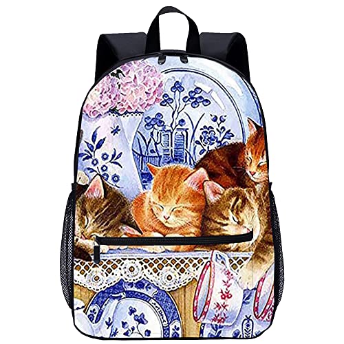 Sac à dos d'école chat pour les sorties et les cours de votre enfant