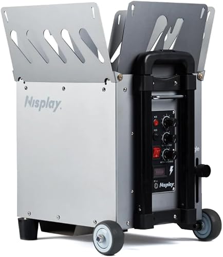 Máquina portátil de pelotas de tenis (26 libras) - Motor dual para TopSpin y Backspin, más de 80 bolas, máximo 68 MPH, más de 4 horas de juego con