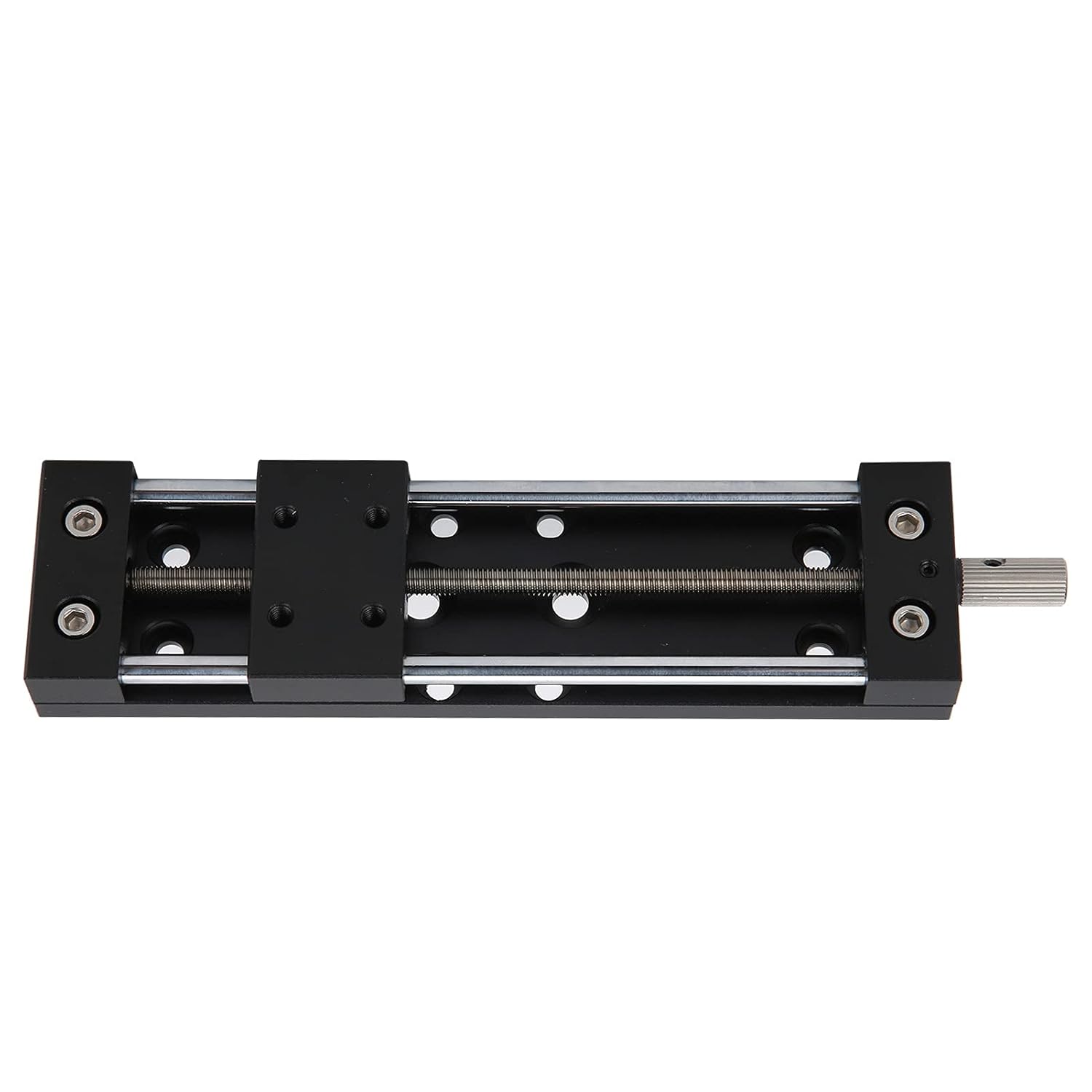SP40A - DB95 Sliding Stage Platform | 95mm Stroke Linear Table with Dovetail Guide & Gear Handle | Aluminum Alloy Slide for Microscopes/Optical Equipment/Measuring Devices