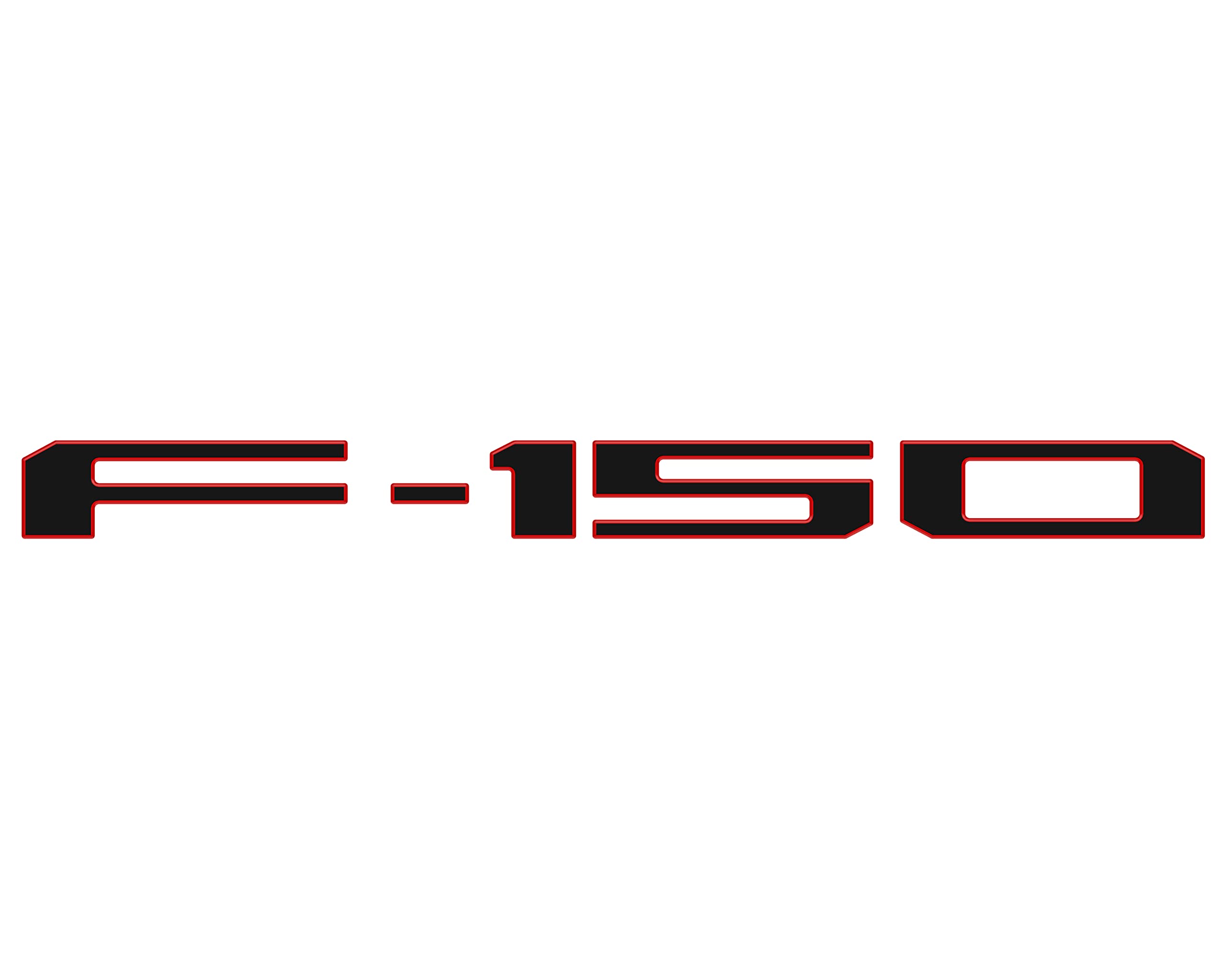 F-150 Tailgate Emblem Letter Inserts - Compatible with 2021-2026 F-150