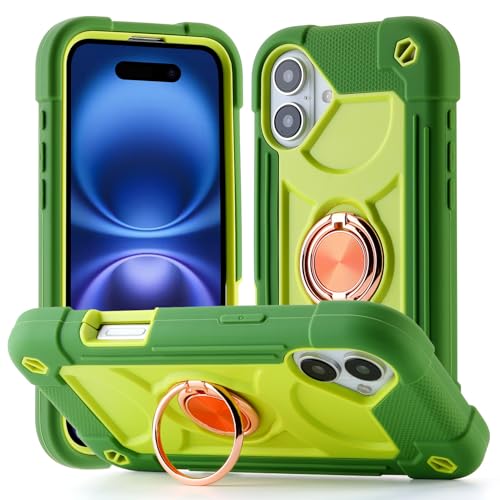 Coque iPhone 17 Pro antichoc avec anneau silicone triple couche
