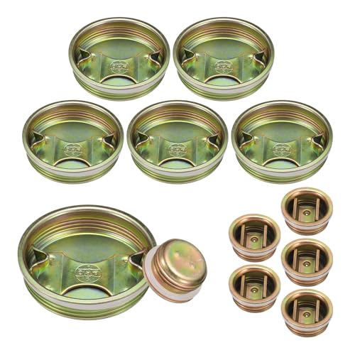 QUARKZMAN - QUARKZMAN Bouchon de Fût, Ensemble de Bouchons de 2" et 3/4", Bouchons de Fût en Acier Galvanisé, Bouchon de Fût avec Revêtement Plaqué pour Fût de 55 Gallons, Fût d'Huile, Réservoir de Gaz