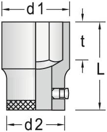 Gedore 32 46 Socket 3/4" 46 mm