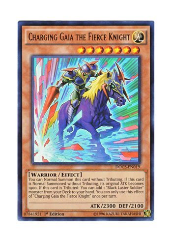 Amazon.co.jp: 遊戯王 英語版 DOCS-EN019 Charging Gaia the Fierce 