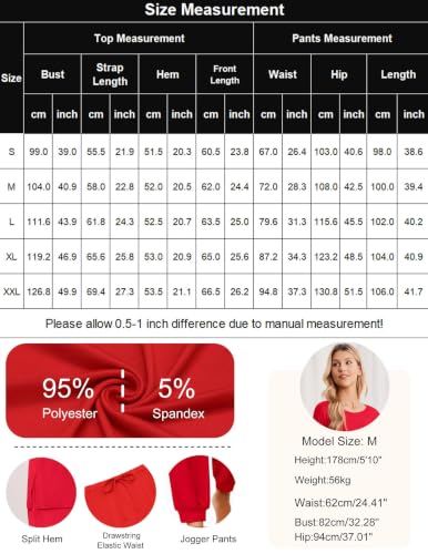 2-Piece Ekouaer Women's Long Sleeve Pajama Set w/ Pocketed Jogger Pants (S-XXL, Various Colors) - image 6