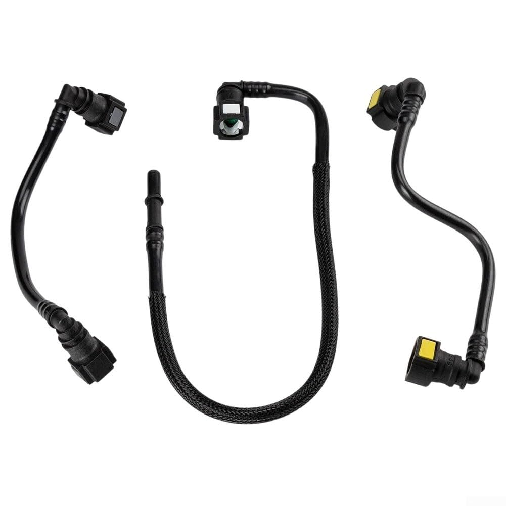 Paquete de 4 filtros de combustible con líneas de combustible para Mercedes-For ML320 1998-2001 ML430 1999-2001 ML55 2000-2003 OE compatible