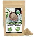 Alpi Nature Pepe Nero Macinato 1kg, Grani di Pepe Nero Macinati per Cucina e Miscele di Spezie