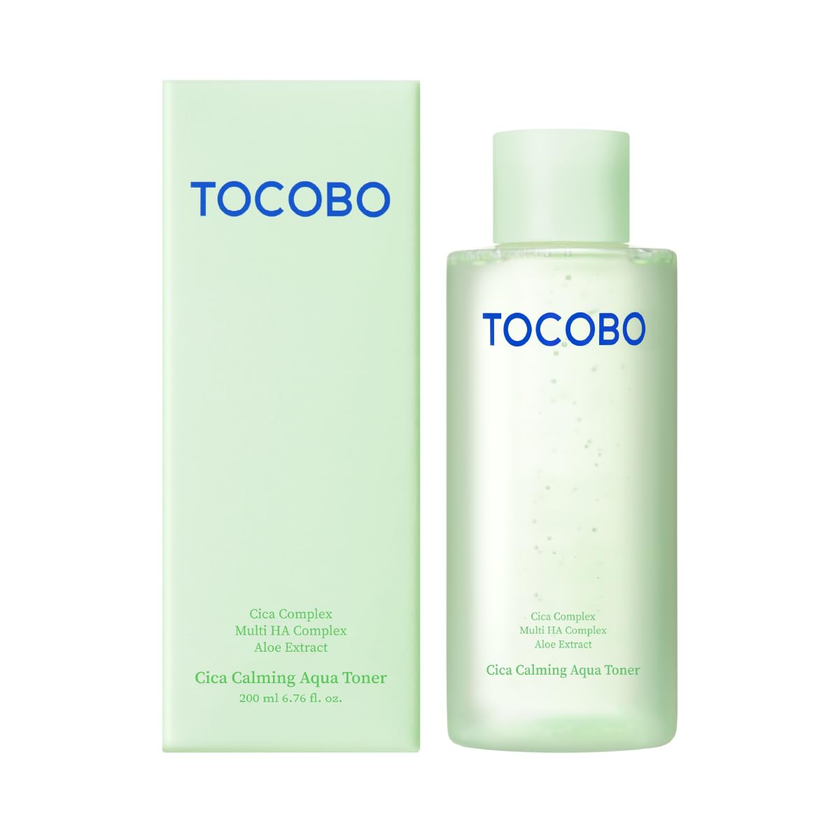 TOCOBO Cica Calming Aqua Toner 200 ml Tónico Facial Calmante e Hidratante para Piel Sensible