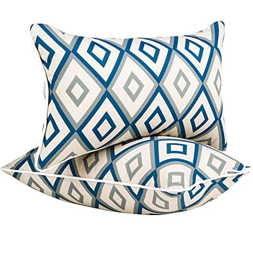 JMGBird Outdoor Throw Pillows Waterproof Outdoor Pillows with Inserts
