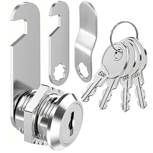 ZiYuya 16mm Mailbox Lock with Key Alike, Lock for Cabinet Cam Postbox Letterbox Drawers Dresser Cupboard Door Lever Furniture Locker Locks