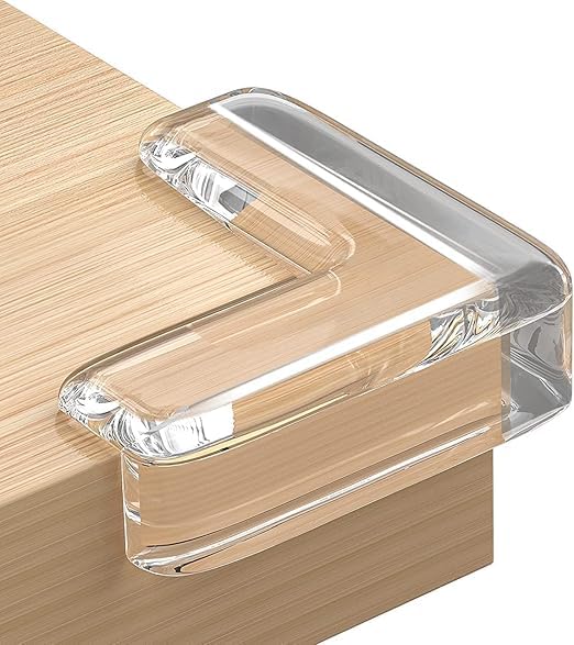 jankylabh 4 PCS Edge Protector for Furniture Table Corner Guards for Sharp Edges Silicon Corner Protector for Sharp Edges Gel Table Corner Protector and Soft PVC Transparent Corner Guard-image-38