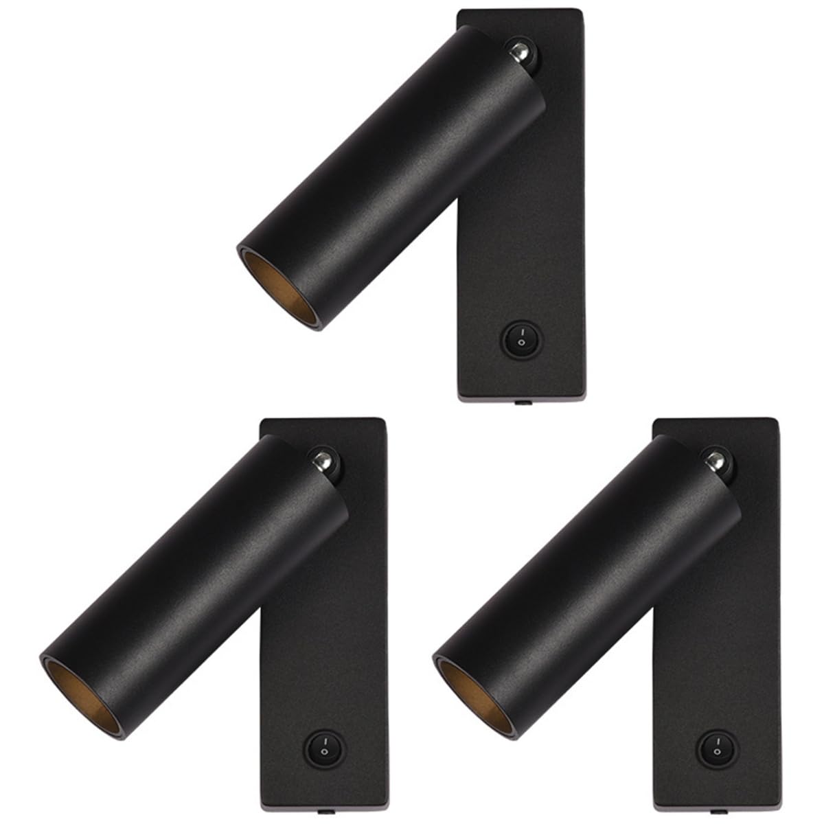 Applique liseuse flexible Mipcase lumière chaude et douce lot de 3 lampes murales