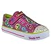 Skechers Kids 10289L TWINKLE TOES - S LIGHTS - Shuffles - Glow Girl Sneaker with blinking lights (Little Kid)