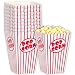 Movie Theater Red and White Striped Popcorn Boxes, 10ct