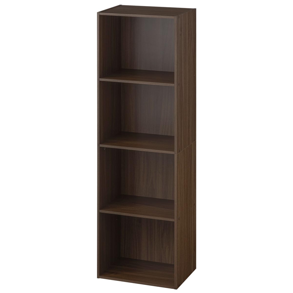 【数量限定】ぼん家具 カラーボックス 4段 A4対応 幅41.4×奥行29.1× Amazon｜ぼん家具 【完成品】 カラーボックス 4段 A4対応 幅41.4×奥行