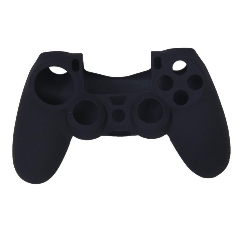 For PS4 Controller Silicone Skin Case Cover, Insten Silicone Controller Skin Case Compatible With Sony PlayStation 4 PS4 Controller, Black