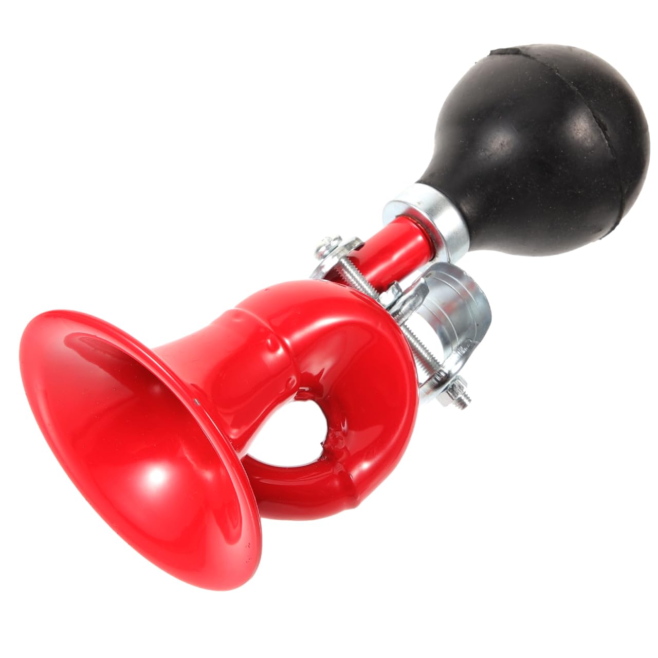 VICASKY Bike Horn Air Horn Metal Bicycle Bell Retro Squeeze Rubber Bulb for Road Mountain Bikes Safety Warning Accessory