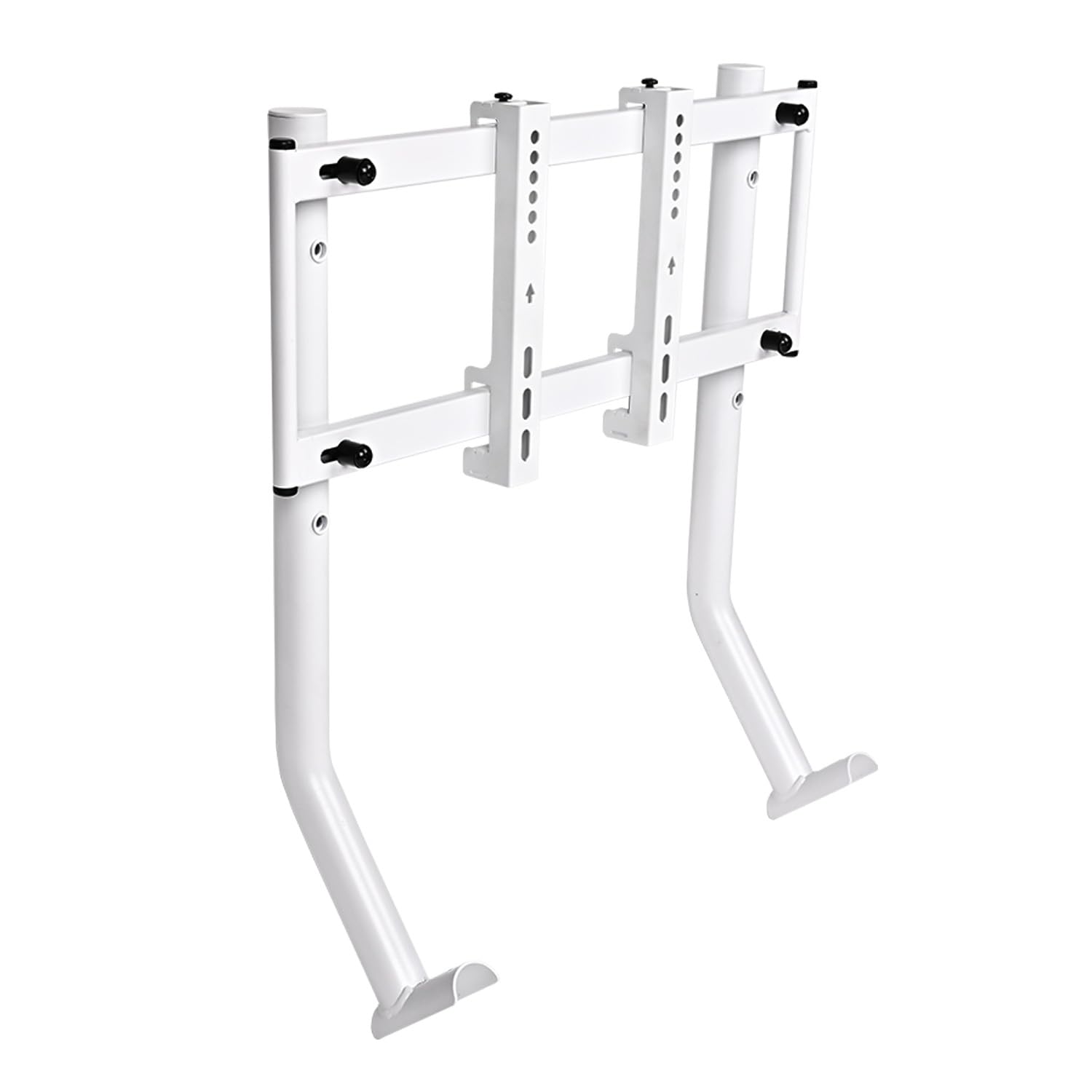Thermaltake GR300 Racing Simulator Monitor Stand; Single Monitor or TV; 32" to 50" Screens; VESA Mounting; Powder Coated Steel; White; GSC-R3M-MDSLWH-01