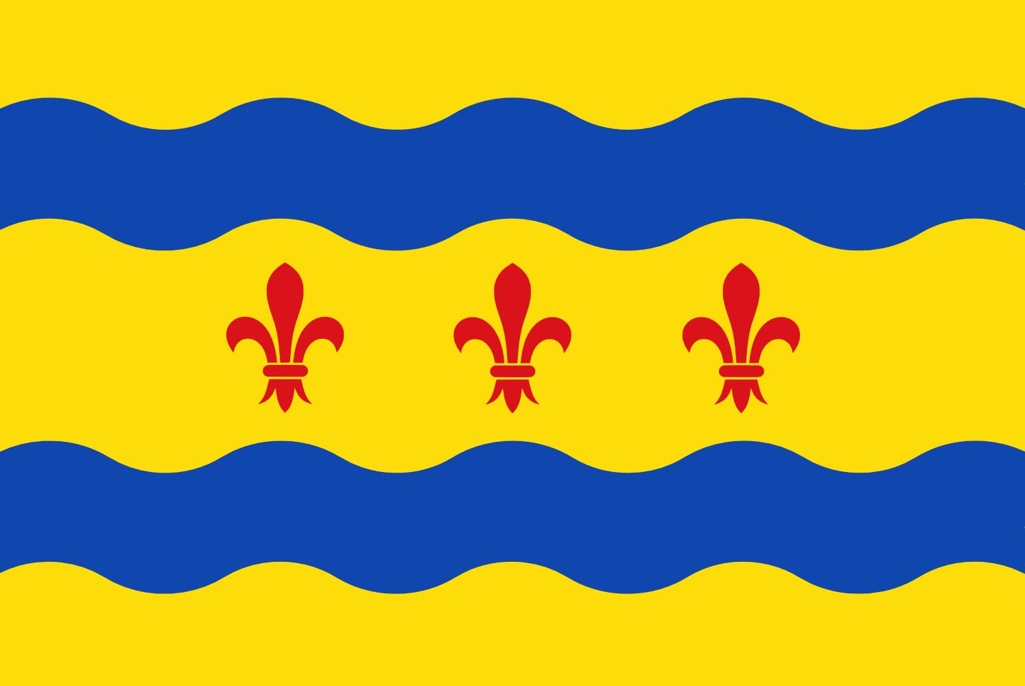 Drapeau de Voerendaal en textile supérieur pour mât traditionnel