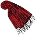 Produktbild Lorenzo Cana Designer Pashmina Damen Markenschal gewebtes Pasielymuster Damastwebart Rot 70 cm x 180 cm Naturfaser Modal Schaltuch Schal Tuch Jacquard 9331677